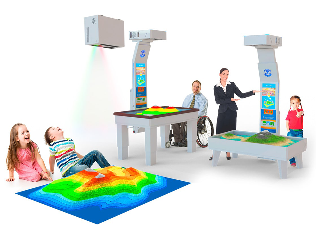 interactive game on the floor